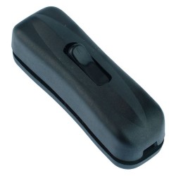 Black Slim Inline Rocker Cord Switch 1A 250VAC Black Slim Inline Rocker Cord Switch 1A 250VAC
