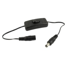 Inline SPST On-Off Rocker Switch SPST 2.1mm Connectors