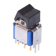 On-On-On PCB Rocker Switch DPDT 0.4A 20V 7044YCTCD  On-On-On PCB Rocker Switch DPDT 0.4A 20V 7044YCTCD