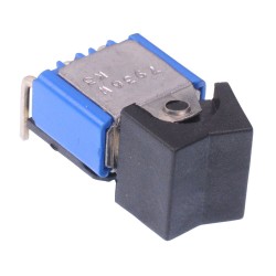 Black On-On Right Angle PCB Rocker Switch SPDT 4A 30VDC 7936WA  Black On-On Right Angle PCB Rocker Switch SPDT 4A 30VDC 7936WA