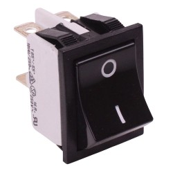 Black On-Off Industrial Rocker Switch DPST 16A 2641LH/2A232021L0 Black On-Off Industrial Rocker Switch DPST 16A 2641LH/2A232021L0