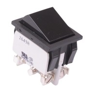 On-Off-On Industrial Rocker Switch DPDT 10A 2649LH/A212000L0  On-Off-On Industrial Rocker Switch DPDT 10A 2649LH/A212000L0