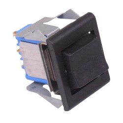 Black On-(On) Momentary Snap-In Rocker Switch SPDT 4A 30VDC 7632AD  Black On-(On) Momentary Snap-In Rocker Switch SPDT 4A 30VDC 7632AD