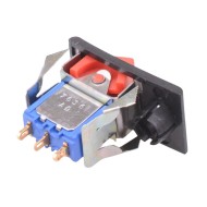 On-On Red Rocker Switch Snap-In SPDT 7636ADUL+U736+U1212  On-On Red Rocker Switch Snap-In SPDT 7636ADUL+U736+U1212