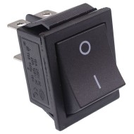 Black Large On-Off Rectangle Rocker Switch DPST Black Large On-Off Rectangle Rocker Switch DPST