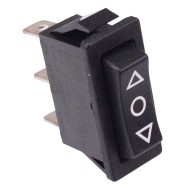 Black (On)-Off-(On) Momentary Rocker Switch 30 x 11mm SPDT 16A Black (On)-Off-(On) Momentary Rocker Switch 30 x 11mm SPDT 16A