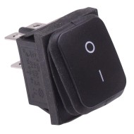 Black On-Off Waterproof Rocker Switch DPST 15A Black On-Off Waterproof Rocker Switch DPST 15A