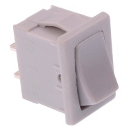 Grey On-Off Rocker Switch 19.2 x 13mm Switch SPST 15A Grey On-Off Rocker Switch 19.2 x 13mm Switch SPST 15A