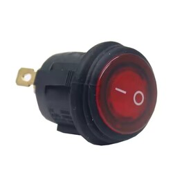 IP65 6A Waterproof on off Switch Mini Rocker Switch 3 PIN KCD2 RED Illuminated Rocker Switches