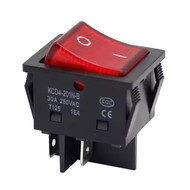 Large Size Large Current 4PIN on Off Red Light Welding Machine KCD4 Heavy Duty 30A Round Rocker Switches Large Size Large Current 4PIN on Off Red Light Welding Machine KCD4 Heavy Duty 30A Round Rocker Switches