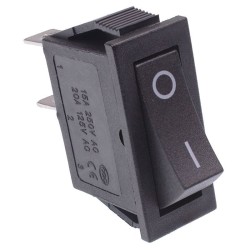 Off-(On) Momentary Long Rectangle Rocker Switch SPST Off-(On) Momentary Long Rectangle Rocker Switch SPST