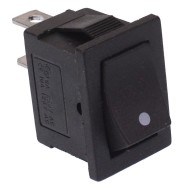 Off-(On) Momentary Rectangle Rocker Switch Dot SPST Off-(On) Momentary Rectangle Rocker Switch Dot SPST
