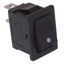 Off-(On) Momentary Rectangle Rocker Switch Dot SPST Off-(On) Momentary Rectangle Rocker Switch Dot SPST