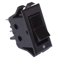 On-Off Black Rectangle Rocker Switch SPST 15A 250VAC On-Off Black Rectangle Rocker Switch SPST 15A 250VAC