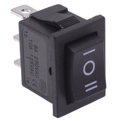 On-Off-(On) Momentary Rectangle Rocker Switch SPDT On-Off-(On) Momentary Rectangle Rocker Switch SPDT