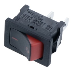 On-Off Rectangle Red Visi Bi-Colour Rocker Switch SPST 10A R13-66A5 On-Off Rectangle Red Visi Bi-Colour Rocker Switch SPST 10A R13-66A5