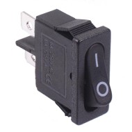 On-Off Rectangle Rocker Switch SPST 10A 125VAC / 6A 250VAC