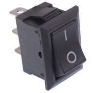 On-On Black Rectangle Rocker Switch SPDT On-On Black Rectangle Rocker Switch SPDT