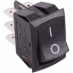 On-On Rectangle Rocker Switch DPDT 10A 125VAC On-On Rectangle Rocker Switch DPDT 10A 125VAC