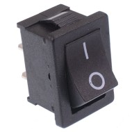 Rectangle On-Off Black Rocker Switch SPST Rectangle On-Off Black Rocker Switch SPST