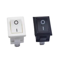 Rectangle Rocker Switches T85 3 Pin Rocker on off Switch Black White 6A 250V 10A 125V Rectangle Rocker Switches T85 3 Pin Rocker on off Switch Black White 6A 250V 10A 125V