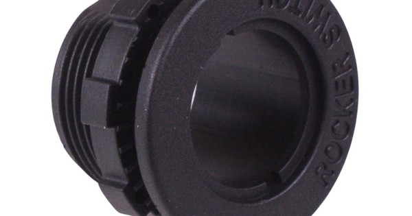 Black 20mm Circular Rocker Switch Housing