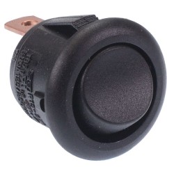 Black Mini Round On-On Rocker Switch SPDT 12A R13-270C Black Mini Round On-On Rocker Switch SPDT 12A R13-270C