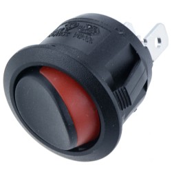 On-Off Circular Red Bi-Colour Rocker Switch SPST 10A R13-112A2 On-Off Circular Red Bi-Colour Rocker Switch SPST 10A R13-112A2