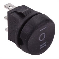 On-Off-On Round Rocker Switch SPDT On-Off-On Round Rocker Switch SPDT