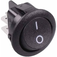 On-Off Round Rocker Switch DPST 10A 125VAC On-Off Round Rocker Switch DPST 10A 125VAC