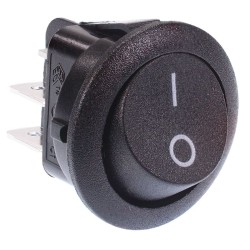 On-Off Round Rocker Switch DPST 10A 125VAC On-Off Round Rocker Switch DPST 10A 125VAC