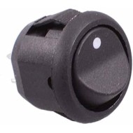 On-Off Ultra Miniature 13mm Round Rocker Switch SPST On-Off Ultra Miniature 13mm Round Rocker Switch SPST