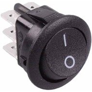 On-On Round Rocker Switch DPDT 10A On-On Round Rocker Switch DPDT 10A