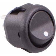 On-On Ultra Miniature 13mm Round Rocker Switch SPDT On-On Ultra Miniature 13mm Round Rocker Switch SPDT