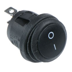 Round On-Off Waterproof Rocker Switch 6A SPST IP67