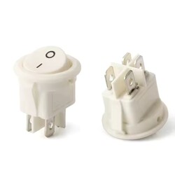 Round Rocker Switches 16A 250V 4PIN 2POSITION KCD1-224 ON-OFF Red SPDT Kcd1 Oval Boat Rocker Switch