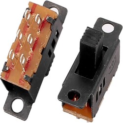 20Pcs 3 Position 6P 2P3T Micro Miniature PCB Slide Switches 20Pcs 3 Position 6P 2P3T Micro Miniature PCB Slide Switches