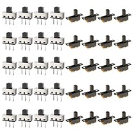 20PCS Micro Vertical Slide Switch 1P2T SPDT with Mini ON/OFF Toggle Switches 20PCS Micro Vertical Slide Switch 1P2T SPDT with Mini ON/OFF Toggle Switches