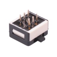 25349NA On-Off-On Professional Horizontal PCB Slide Switch DPDT 25349NA On-Off-On Professional Horizontal PCB Slide Switch DPDT