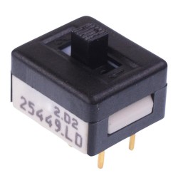 25449NLDH On-Off-On Professional PCB Slide Switch High Actuator DPDT