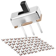 SPDT Mini Micro Slide Switch 1p2t 2 Position 70pcs 3mm Panel Mount Small High Knob Vertical for PCB SPDT Mini Micro Slide Switch 1p2t 2 Position 70pcs 3mm Panel Mount Small High Knob Vertical for PCB