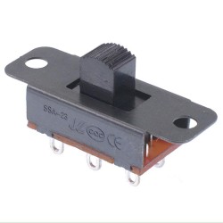 On-Off-On Slide Switch DPDT 3A