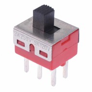 On-On Mini Horizontal PCB Slide Switch SPDT 5A On-On Mini Horizontal PCB Slide Switch SPDT 5A