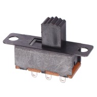 On-On Miniature Slide Switch SPDT 0.3A 50VDC On-On Miniature Slide Switch SPDT 0.3A 50VDC