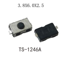 20PCS Reel Packing 4x6x2.5mm 2Pin Tactile Switch Rubber Phone Button SMD Momentary Switch PCB Mounting TS-1246A 20PCS Reel Packing 4x6x2.5mm 2Pin Tactile Switch Rubber Phone Button SMD Momentary Switch PCB Mounting TS-1246A