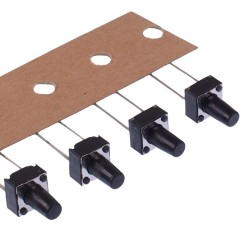 DTST-65KV 9.5mm PCB Tactile Switch 6x6mm SPST Tape DTST-65KV 9.5mm PCB Tactile Switch 6x6mm SPST Tape