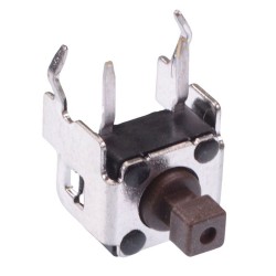 PHAP5-30RA2J2T2N2 6.15mm Square Button 6mm x 6mm Right Angle Through Hole Tactile Switch 160g PHAP5-30RA2J2T2N2 6.15mm Square Button 6mm x 6mm Right Angle Through Hole Tactile Switch 160g