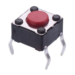 PHAP5-30VA2A3T2N2 4.3mm Height 6mm x 6mm Through Hole Tactile Switch 260g PHAP5-30VA2A3T2N2 4.3mm Height 6mm x 6mm Through Hole Tactile Switch 260g