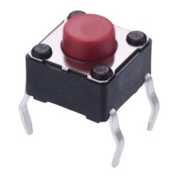 PHAP5-30VA2B3T2N2 5mm Height 6mm x 6mm Through Hole Tactile Switch 260g PHAP5-30VA2B3T2N2 5mm Height 6mm x 6mm Through Hole Tactile Switch 260g