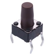 PHAP5-30VA2D2T2N2 9.5mm Height 6mm x 6mm Through Hole Tactile Switch 160g PHAP5-30VA2D2T2N2 9.5mm Height 6mm x 6mm Through Hole Tactile Switch 160g